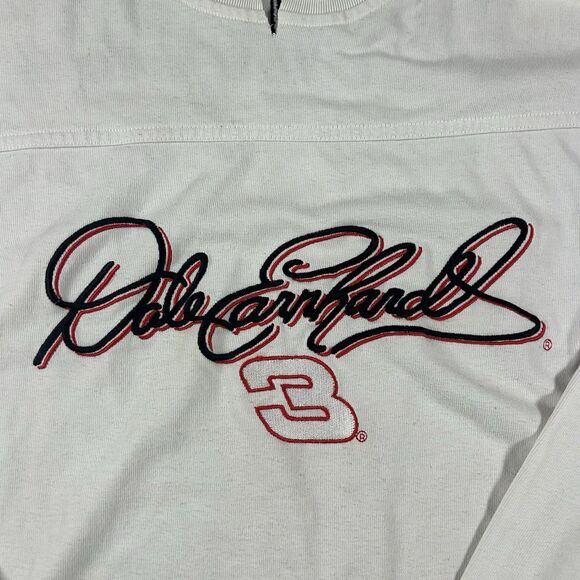 Vintage Dale Earnhardt Chase Authentics Men’s XL Jersey White Spell Out Crewneck - Picture 5 of 12